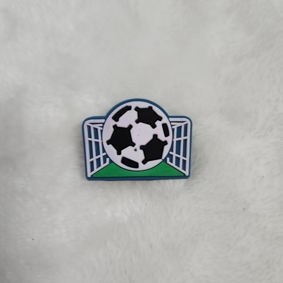 Crocs Jibbitz Sport Softball Bat Soccer Ball Net Shoe Charms Set Of 4 - Picture 6 of 6